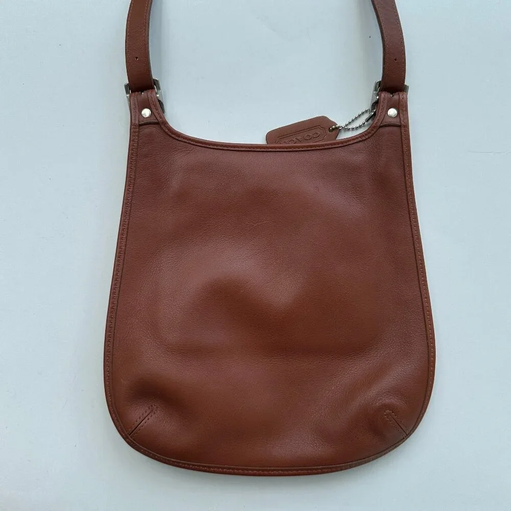 Vintage Coach 9131 Leather Shoulder Crossbody Brown Bag Purse Excellent - Picture 10 of 13
